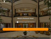 Tablet Screenshot of menarapeninsulahotel-jakarta.com